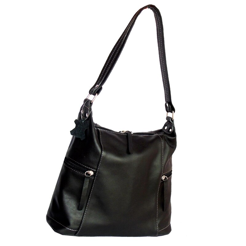 Poseta piele Diara black