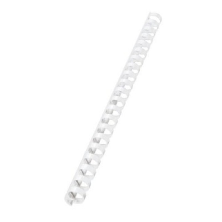 Spirale plastic 6mm alb 100 / set Peach PB406-01