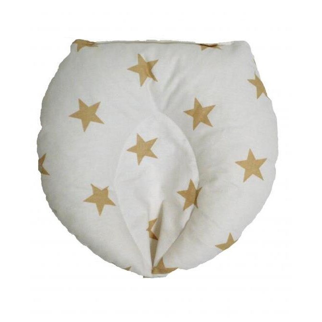 Perna pentru formarea capului bebelusului Nichiduta 20x20cm Stars Cream