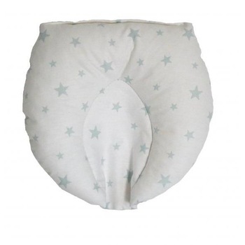 Perna pentru formarea capului bebelusului Nichiduta 20x20cm Stars Light Turquoise Perna pentru formarea capului bebelusului Nichiduta 20x20cm Stars Light Turquoise