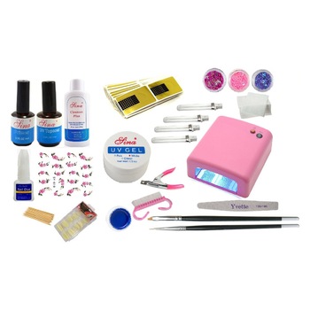 Kit unghii false cu gel 224 Piese Kit unghii false cu gel 224 Piese