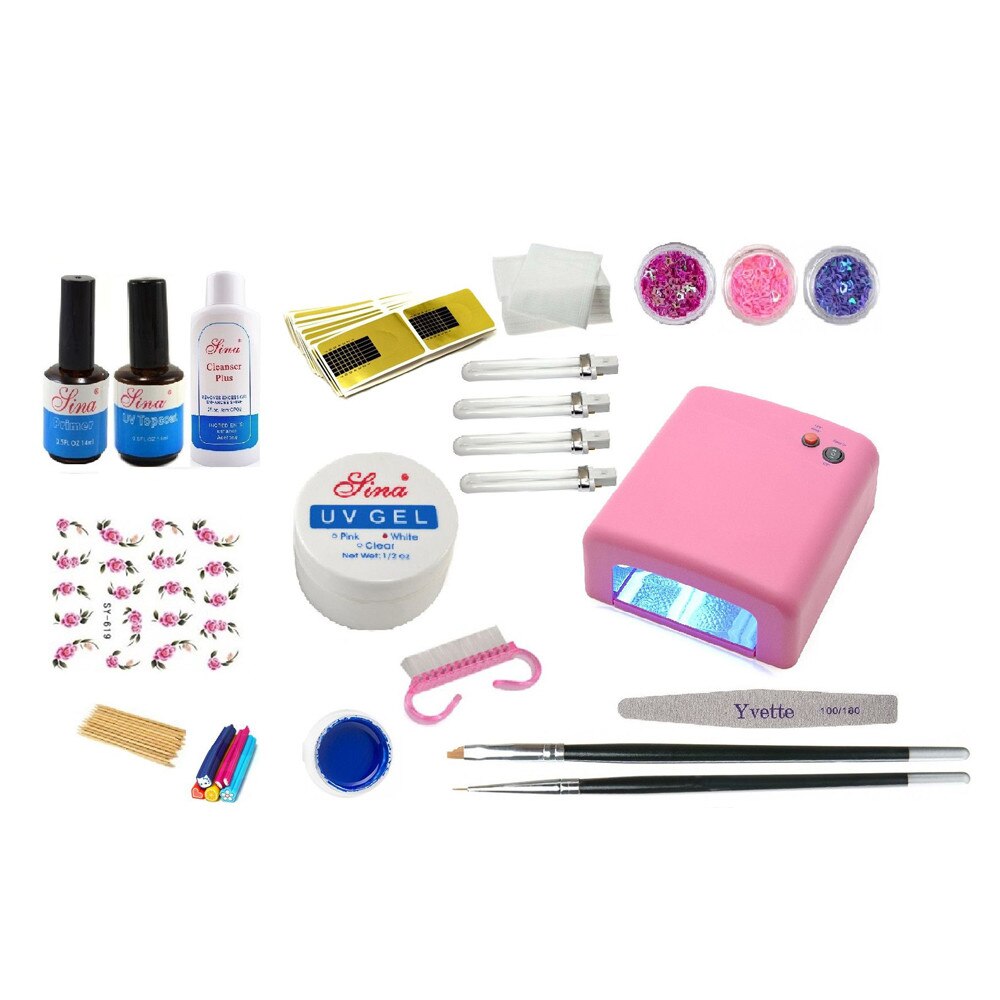Kit unghii false cu gel