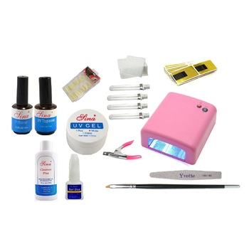 Kit unghii false cu gel Kit unghii false cu gel