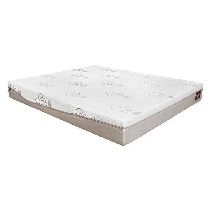 Saltea ortopedica BELLE MATERASSI Bella Sofia M5, 160x200x21cm, cu spuma poliuretanica cu memorie, hipoalergenica, antibacterian, fermitate medie