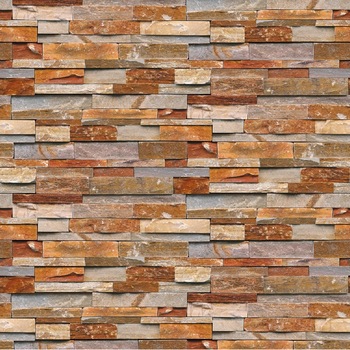 Autocolant Zid piatra maro, 220 x 135 cm Autocolant Zid piatra maro, 220 x 135 cm