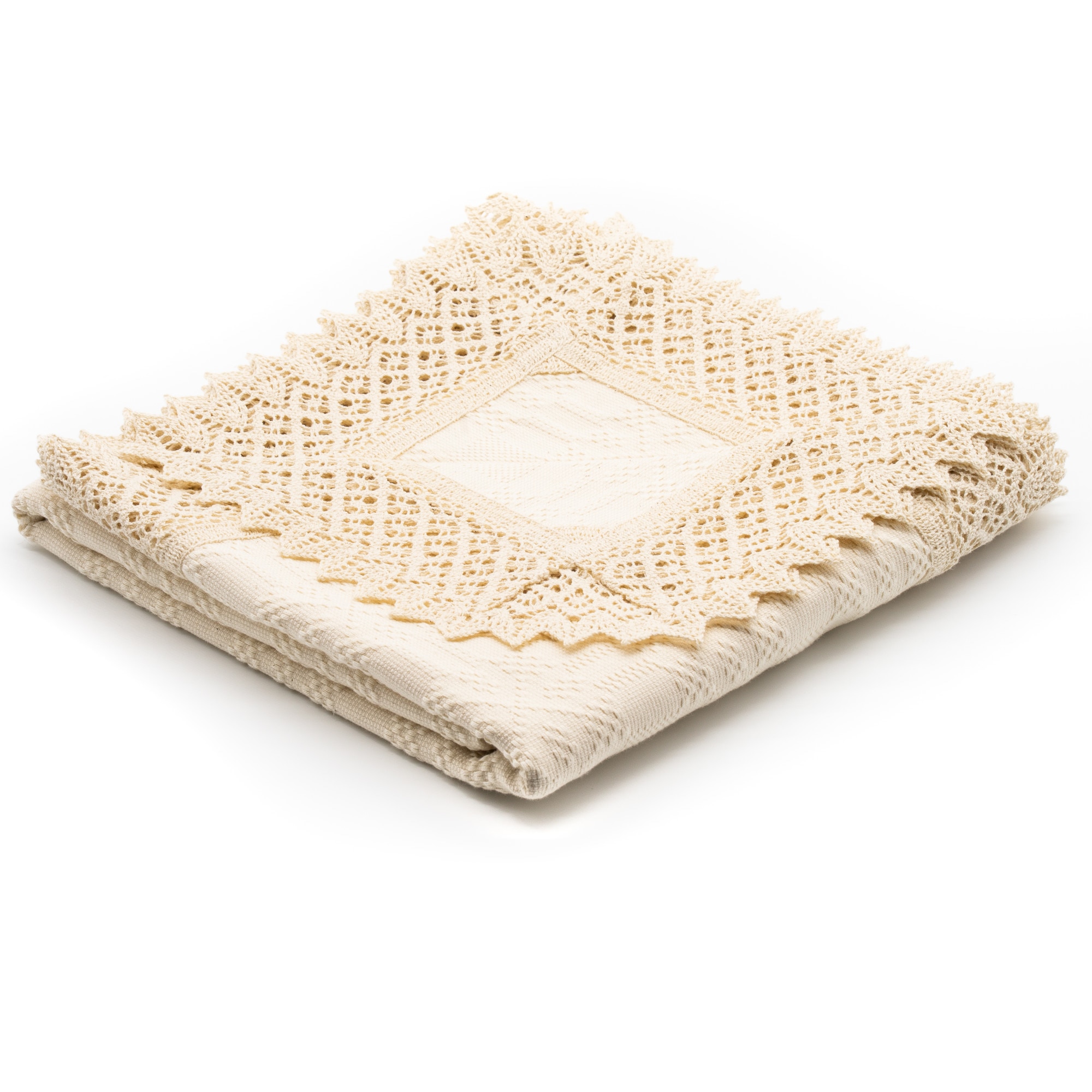 Fata de masa traditionala crem 150x100 cm dreptunghiulara