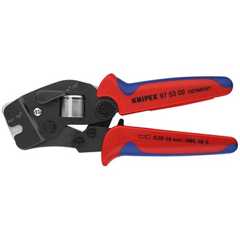 Cleste pentru sertizat ferule cu autoregraj, KNIPEX, 10 + 16 mm2, 190 mm Cleste pentru sertizat ferule cu autoregraj, KNIPEX, 10 + 16 mm2, 190 mm