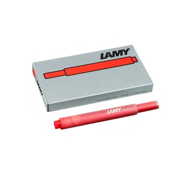 Patroane stilou Lamy T10 rosu 5/set Patroane stilou Lamy T10 rosu 5/set