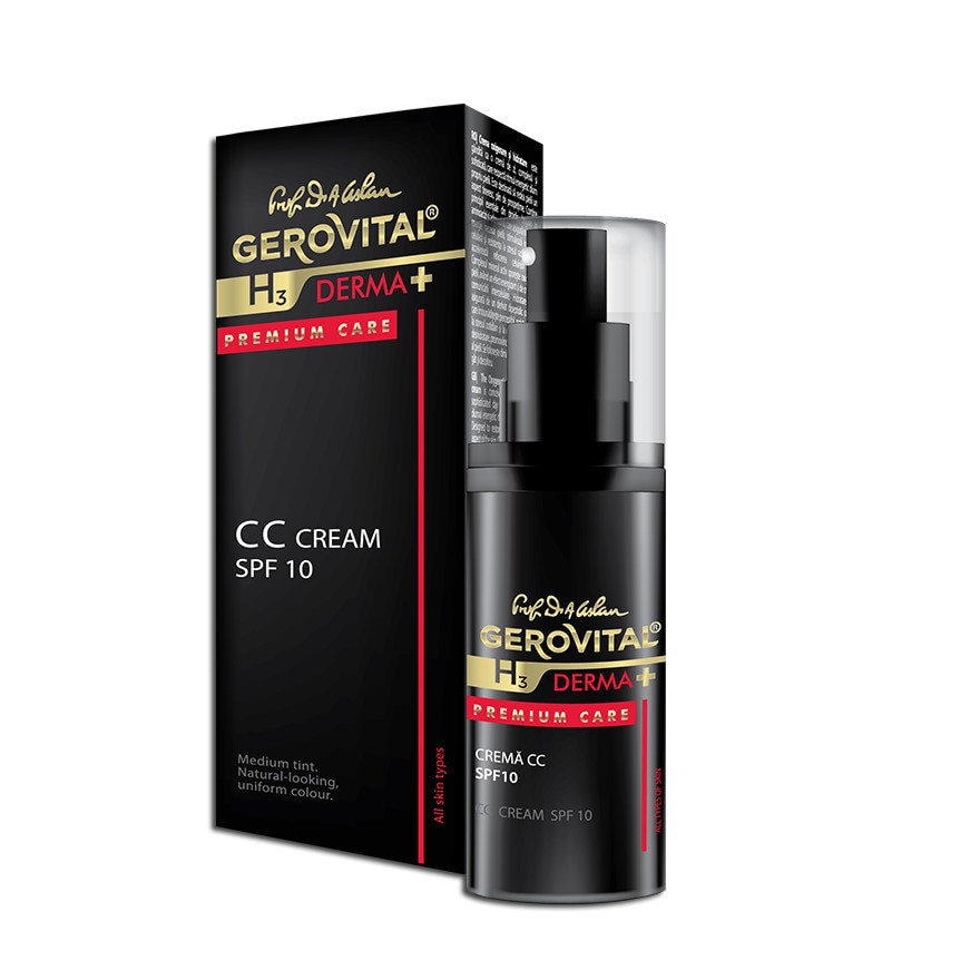 Crema CC SPF 10 Gerovital H3 Derma+ Premium Care 30ml
