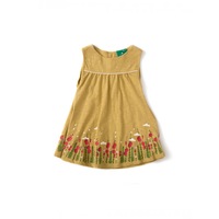 rochie quotpoveste de seara din gradina fermecataquot bumbac organic galben verzui  fete 2 - 3 ani imagen 3_0_
0