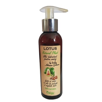 Lotus Natural Plant Ulei hidratant pentru masaj fata si corp cu ulei de avocado si migdale dulci 150 ml Lotus Natural Plant Ulei hidratant pentru masaj fata si corp cu ulei de avocado si migdale dulci 150 ml