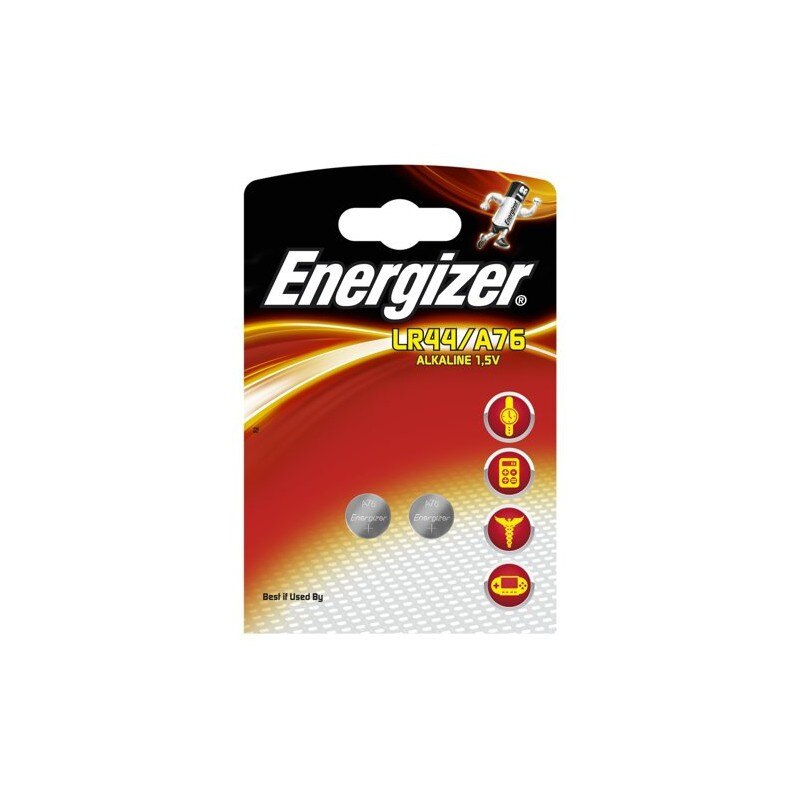 Energizer G13 / LR44 / A76 1.5V baterie plata Set 1x Blister