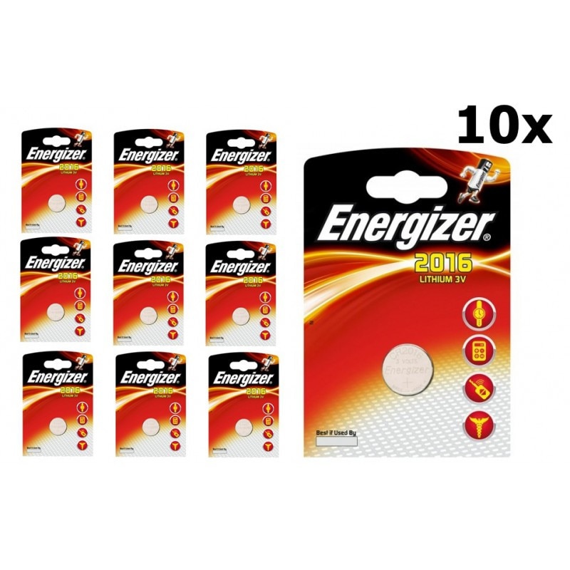 Baterie Energizer CR2016 6016 90mAh 3V Set 10 Bucati