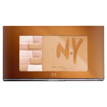 Paleta Pentru Bronz Si Iluminare Maybelline FaceStudio Bricks Bronzer - 01 Blondes, 7 gr Paleta Pentru Bronz Si Iluminare Maybelline FaceStudio Bricks Bronzer - 01 Blondes, 7 gr