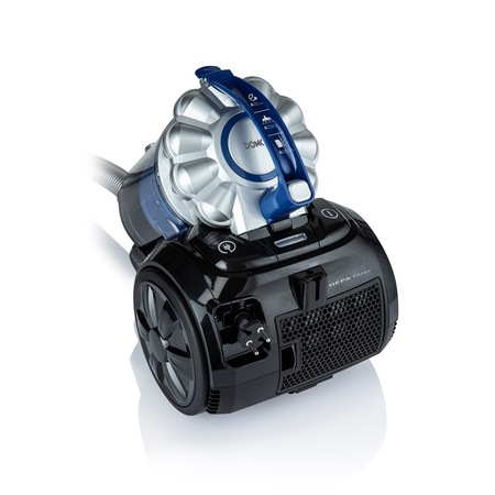 Aspirator fara sac DOMO DO7290S, Multi-cyclonic, 2,5 l, Clasa triplu A, Tub telescopic, Performanta 2500 W, Filtru Hepa/Carbon, Argintiu/Negru