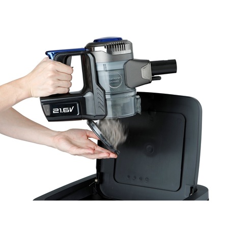 Aspirator portabil 2in1 DOMO DO222SV Ultra-Light Stick ,21,6 V, 0,7 l,baterie Li-ion, , 25 minute autonomie, Negru