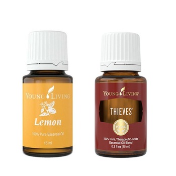 Pachet promo pentru sustinerea imunitatii : Ulei esential de lamaie, 15 ml + Ulei esential Thieves, 15 ml Pachet promo pentru sustinerea imunitatii : Ulei esential de lamaie, 15 ml + Ulei esential Thieves, 15 ml