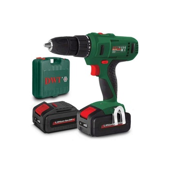 Masina de gaurit cu 2 acumulatori DWT ABS-24Bli-2BMC, 24V, cuplu maxim 50Nm, 2 Ah Masina de gaurit cu 2 acumulatori DWT ABS-24Bli-2BMC, 24V, cuplu maxim 50Nm, 2 Ah