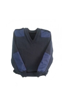 Pulover cu anchior pentru jandarmi, Bleumarin Pulover cu anchior pentru jandarmi, Bleumarin