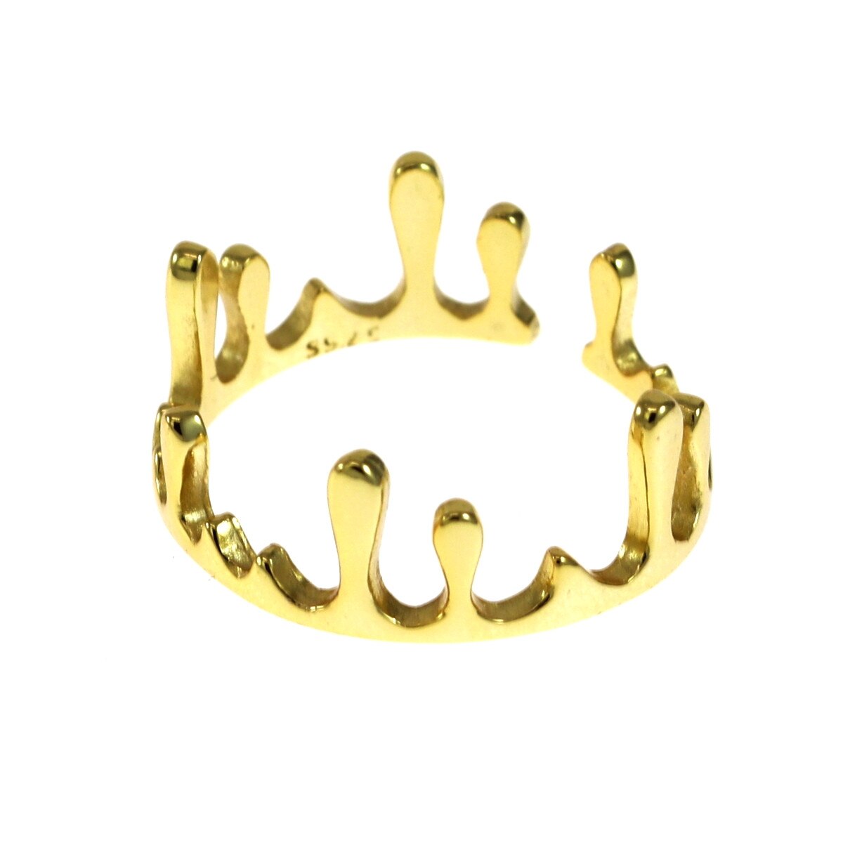 Inel IJOO, one-size, din argint 925 - Water Drop Crow