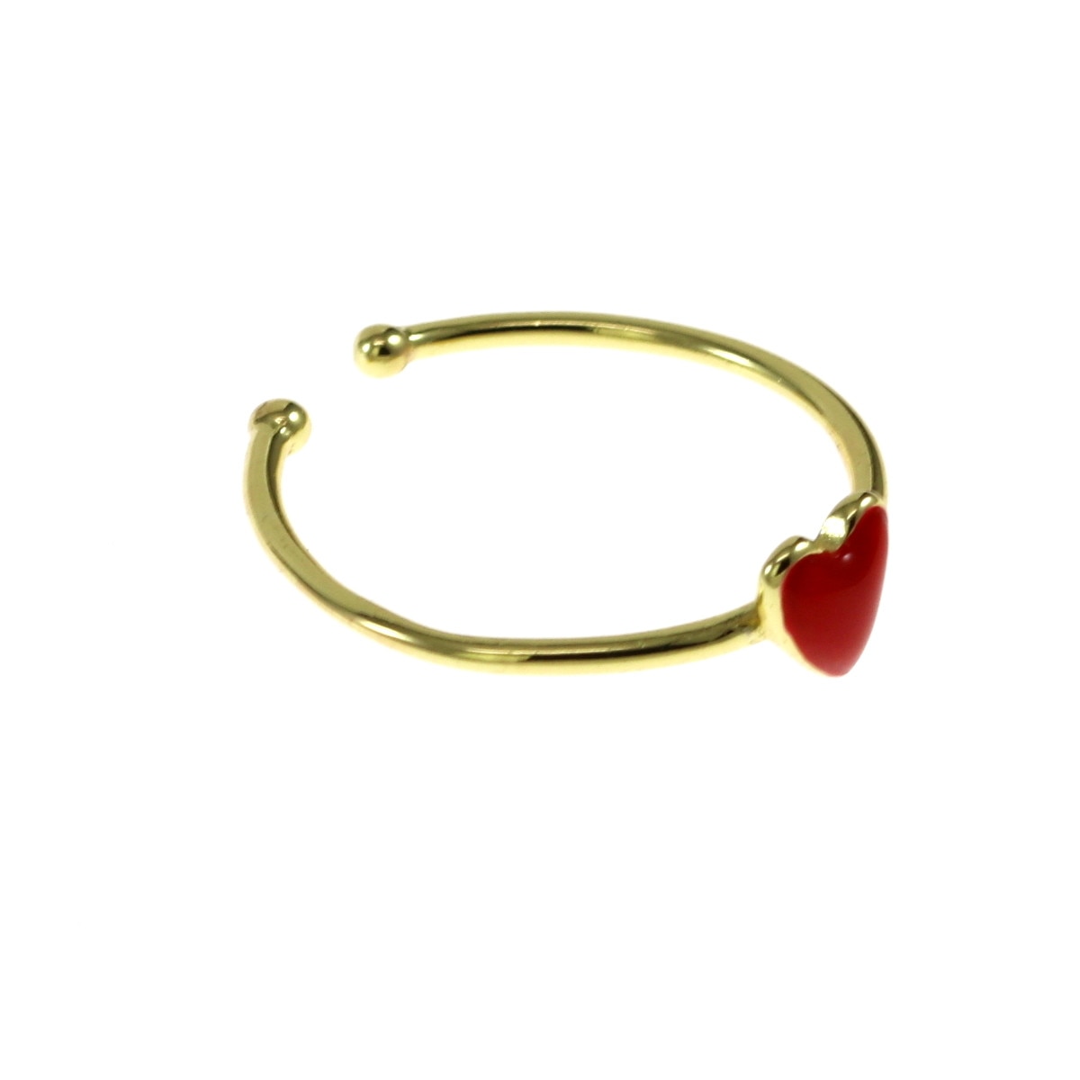 Inel IJOO, din argint 925 placat cu aur, - Love Love