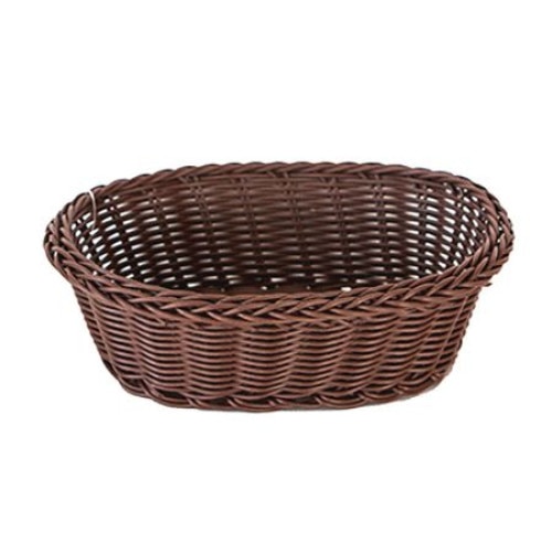 Cos servire paine ,fructe, legume oval RAKI 28x17x9cm rezistent la apa culoare cafea