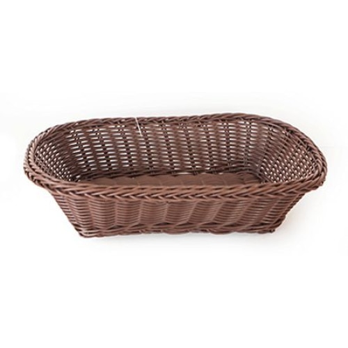 Cos servire paine ,fructe, legume dreptunghiular RAKI 26x20x7,5cm rezistent la apa culoare cafea