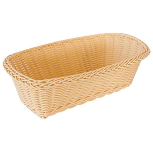 Cos servire paine ,fructe, legume dreptunghiular RAKI 26x14x9cm rezistent la apa culoare natural