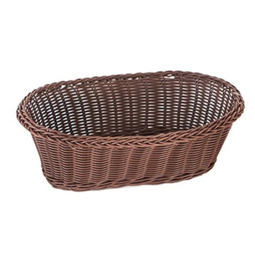 Cos servire paine ,fructe, legume dreptunghiular RAKI 26x14x9cm rezistent la apa culoare cafea