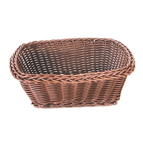 Cos servire paine ,fructe, legume dreptunghiular RAKI 19x15x7cm rezistent la apa culoare cafea