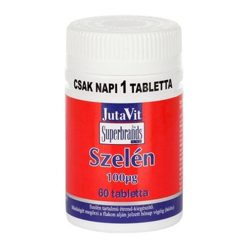 Tablete Seleniu 100ug , Jutavit ,60buc Tablete Seleniu 100ug , Jutavit ,60buc