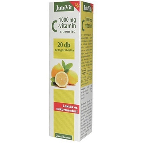 Tablete Effervescente Vitamina C 1000mg Jutavit ,20buc