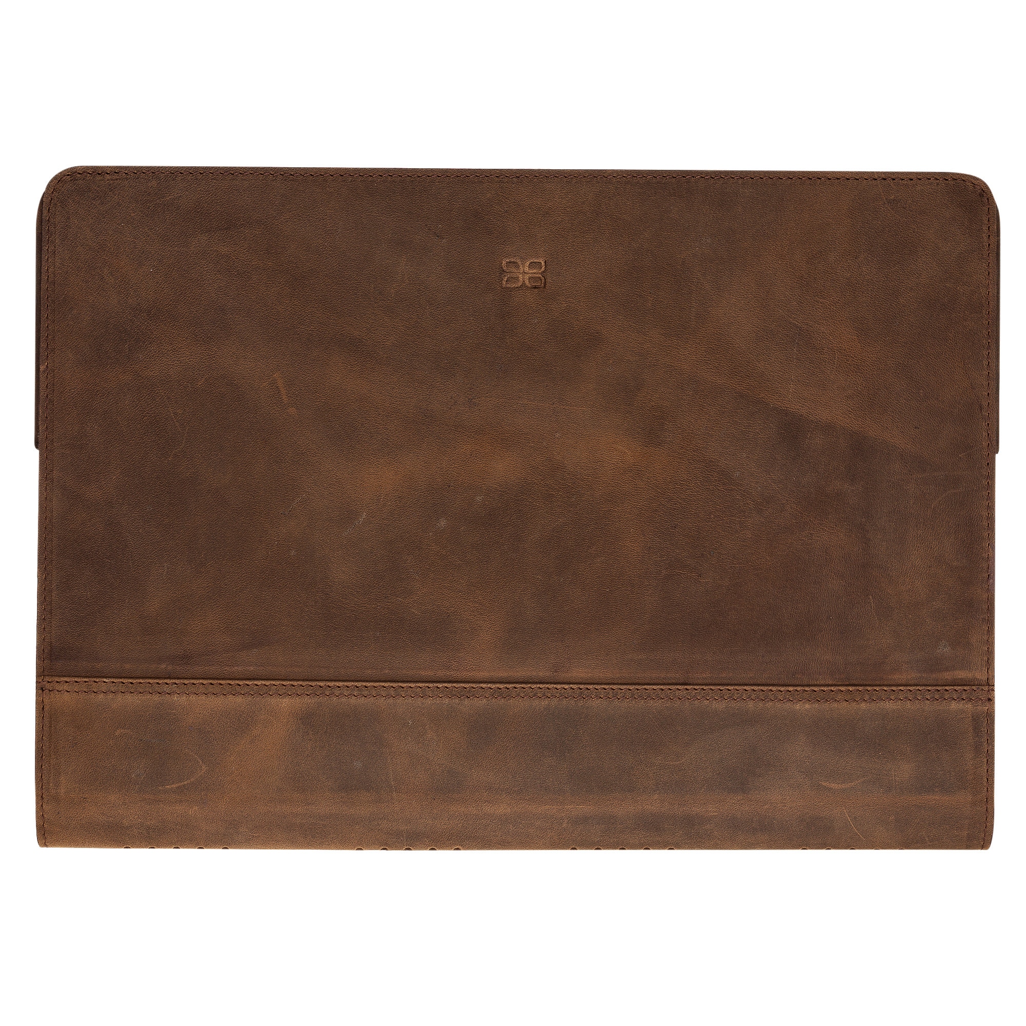 Husa slim soft cover piele naturala, MacBook Pro 15 inch (2019, 2018, 2017, late 2016, Touch bar) Bouletta, culoare Antique coffee