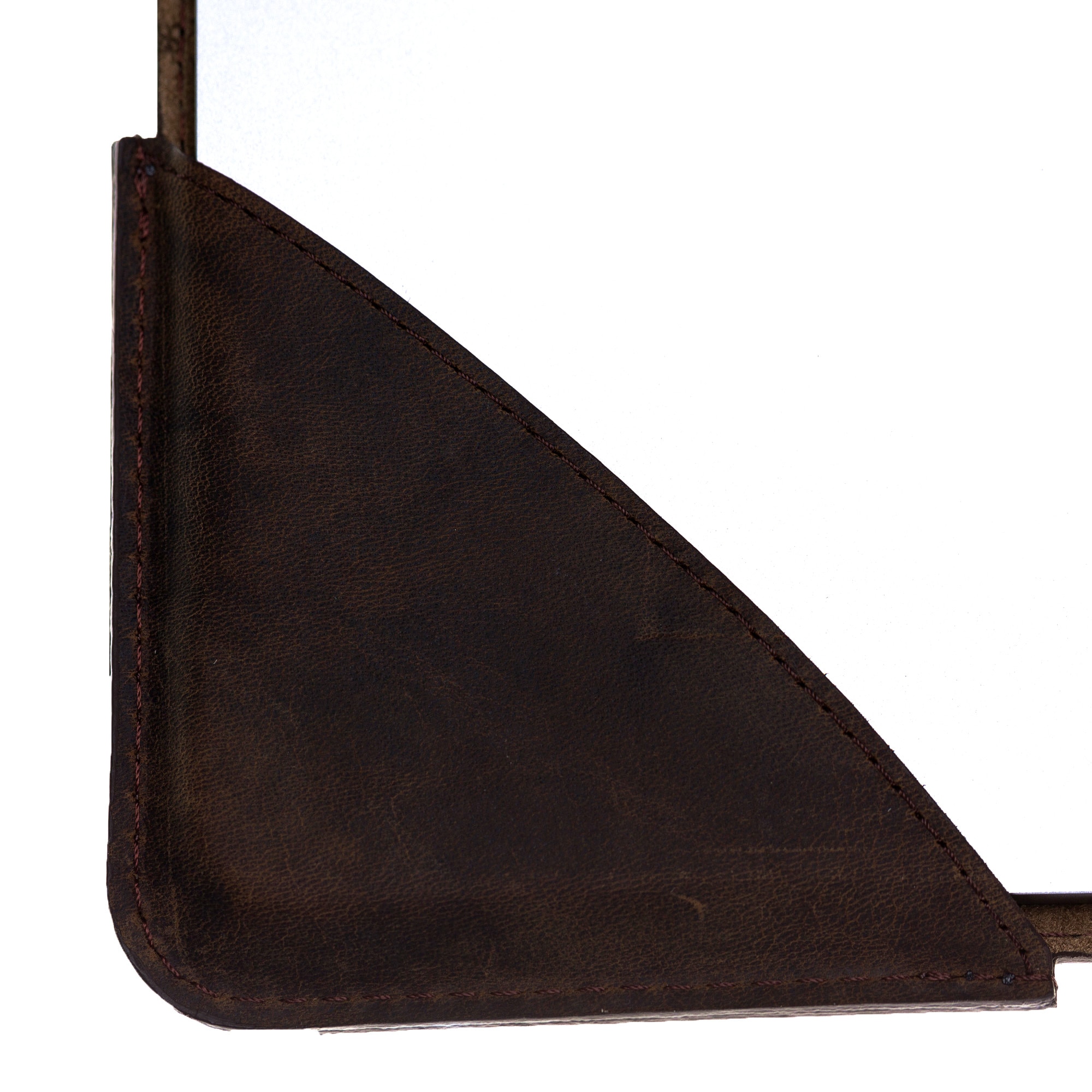 Husa slim soft cover piele naturala, MacBook Pro 15 inch (2019, 2018, 2017, late 2016, Touch bar) Bouletta, culoare Antique coffee