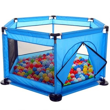 Tarc pliabil de joaca pentru bebe + 50 de bile colorate Tarc pliabil de joaca pentru bebe + 50 de bile colorate