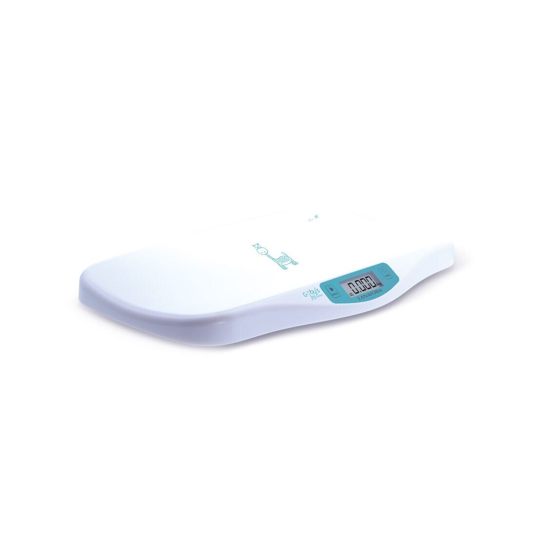 Cantar digital pentru bebelusi Lanaform New Baby cu precizie de 5 g, forma ergonomica, ecran LCD