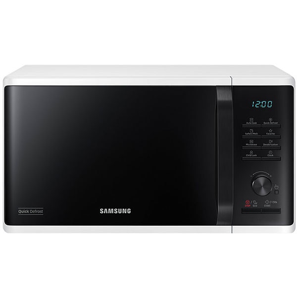 Cuptor cu microunde Samsung MS23K3515AW/OL, 23l, 800W, Digital, Alb/Negru