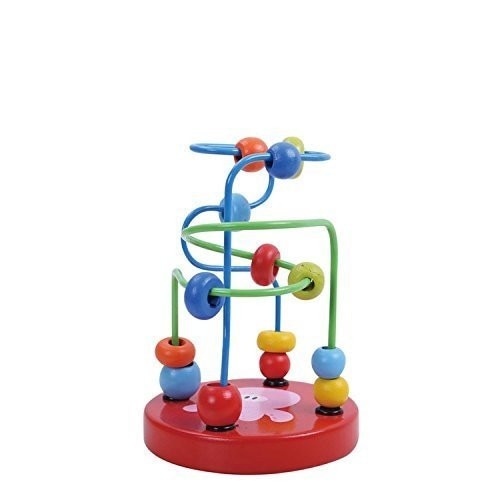 Labirint interactiv cu bile din lemn