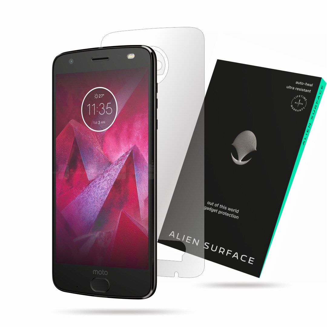 Folie Alien Surface, Motorola Moto Z2 Force, protectie spate, laterale