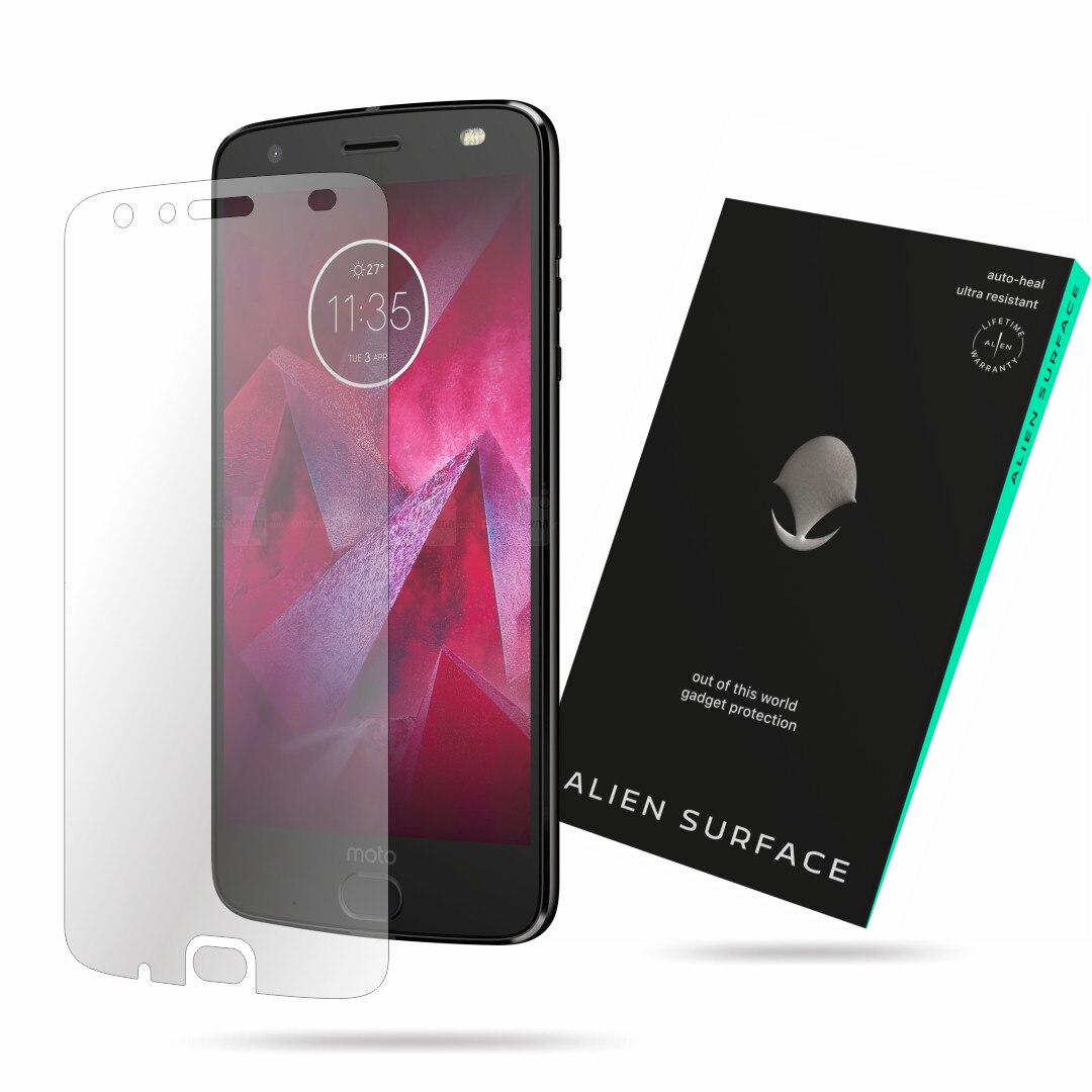 Folie Alien Surface, Motorola Moto Z2 Force, protectie ecran
