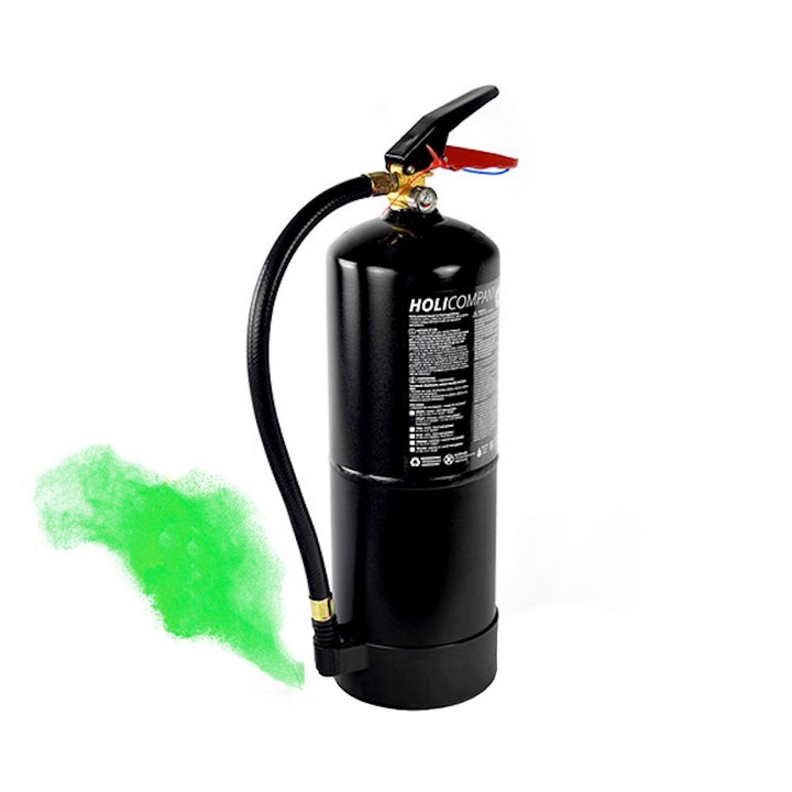 Pudra colorata OH!Fx in Extinctor 6kg verde