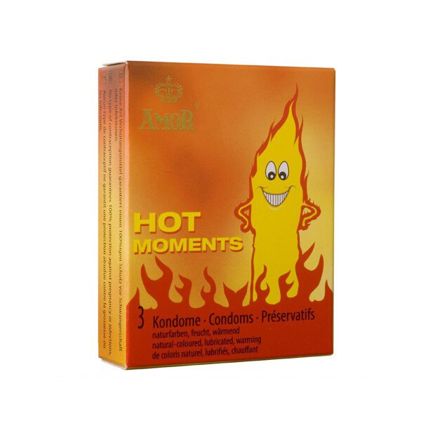 Prezervative Amor Hot Moments 3buc