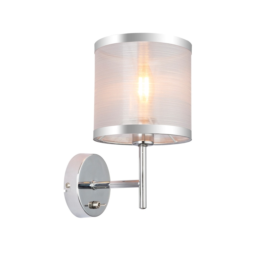 Aplica NAXOS AP-84740W, 1 x E14, 40W, 230V, Intrerupator