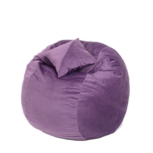 Set Fotoliu (Mediu) Matusalem + Perna decorativa - Amethyst (Gama Diamond) husa detasabila, Transformabil in pat, Fabricat in Romania, umplut cu fulgi de burete memory mix®, marca Pufrelax