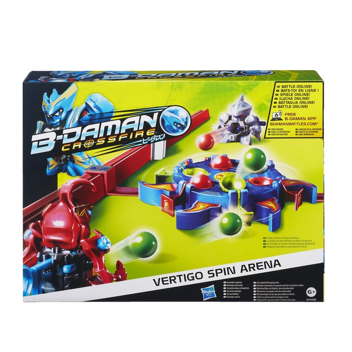 Set de joaca Robots, B-Daman, Arena Crossfire, Vertigo, Multicolor