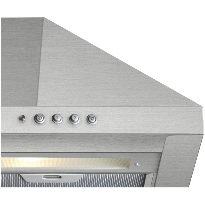 Hota incorporabila decorativa Beko CWB6441XN, Putere de absorbtie 400 mc/h, 60 cm, Inox