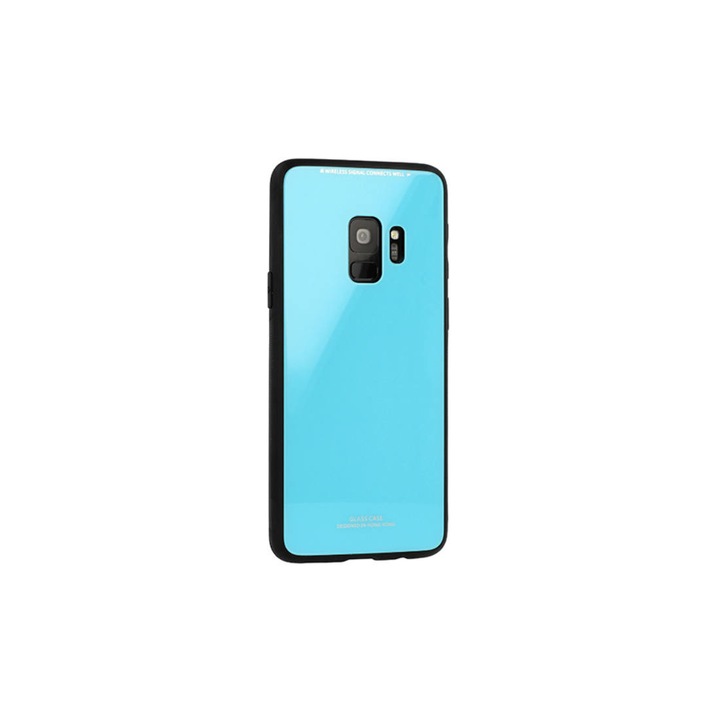 Vennus Glass Case üveges hátlaptok Huawei P30 típusú készülékre, kék