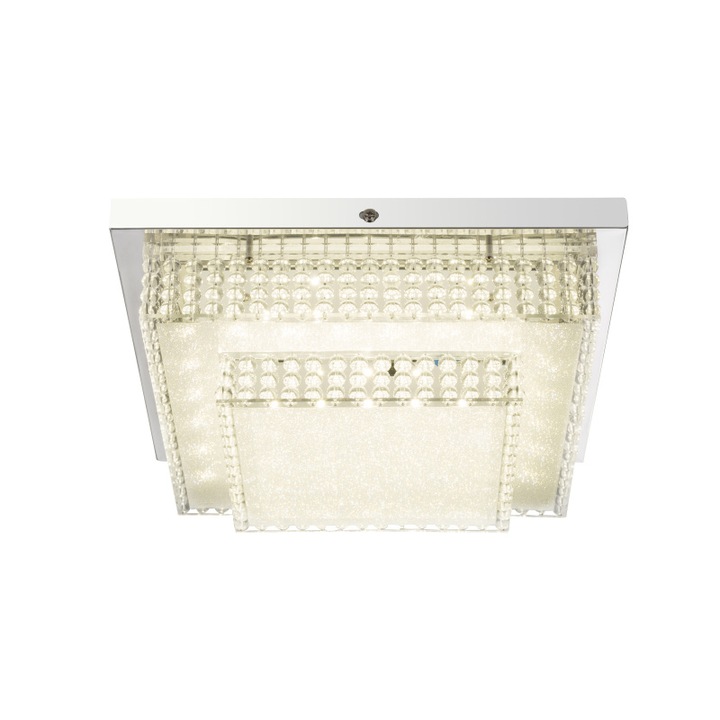 Plafoniera Cake I Globo, 48214-16, Crom, LED 16W, Lumina Neutra, 1410lm