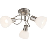 plafoniera cu aspect de nichel mat globo 54918-3 abajururi din sticla 380x190 mm 3xe14 40w 230v argintiualb imagen 23_0_
0