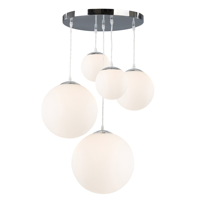 Pendul Balla Globo, 1581-5, Nichel, 2xE27